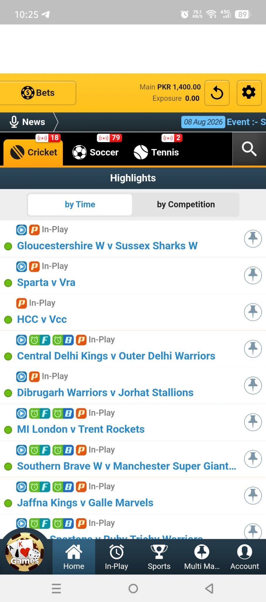 BetCX7 app screenshot 4